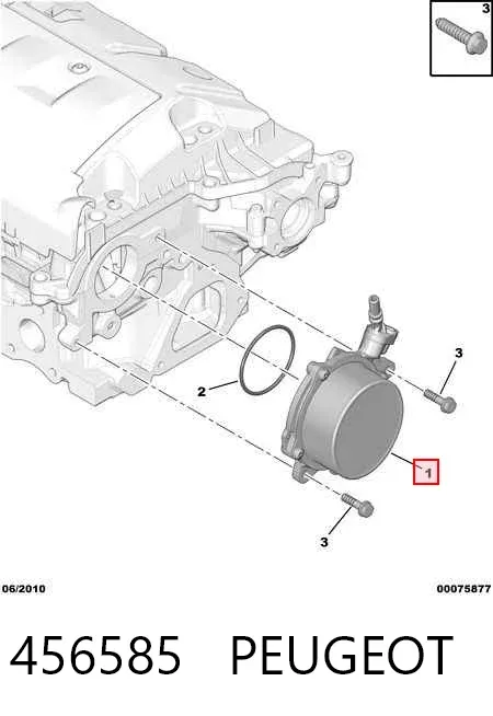 Вакуумний насос 456585 Peugeot/Citroen