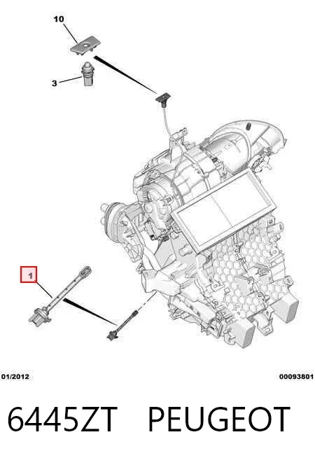 Датчик температури салону 6445ZT Peugeot/Citroen