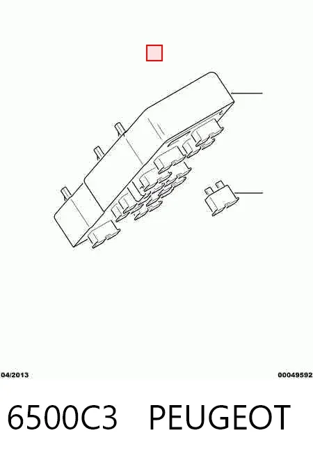 Блок запобіжників Peugeot 306 7A
