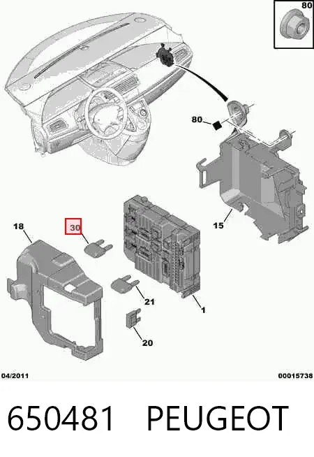  650481 Peugeot/Citroen