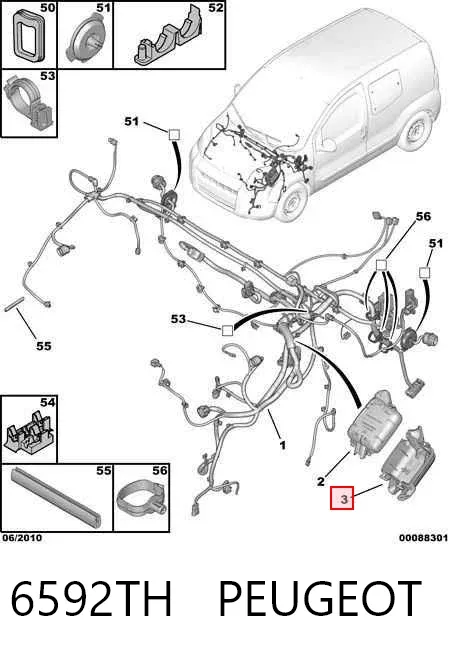  6592TH Peugeot/Citroen