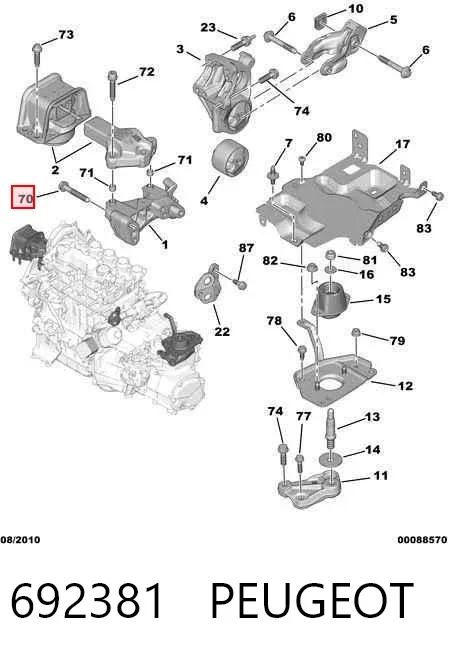  692381 Peugeot/Citroen