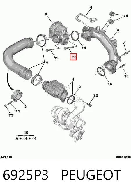  6925P3 Peugeot/Citroen
