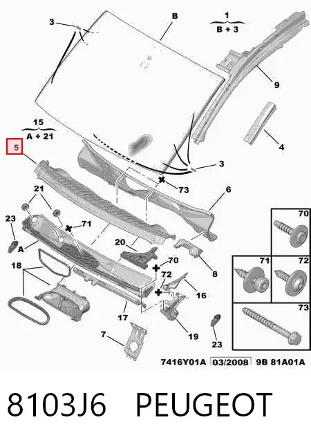  8103J6 Peugeot/Citroen
