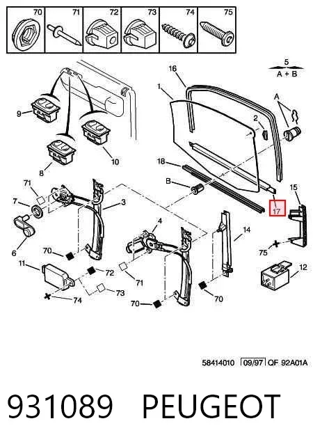  931089 Peugeot/Citroen