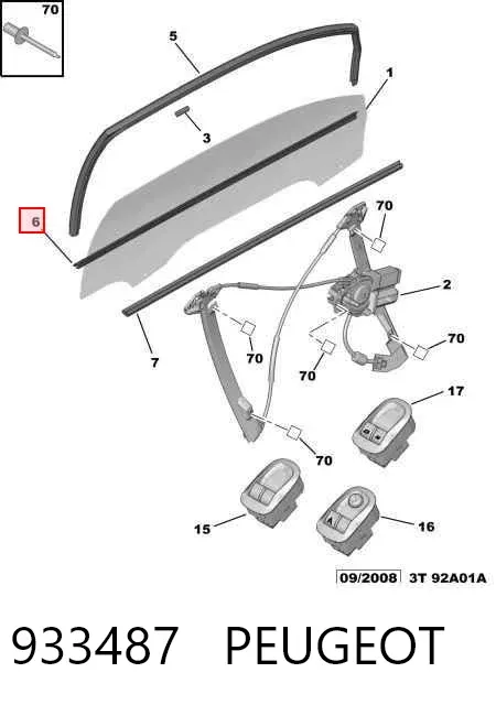 Генератор 933487 Peugeot/Citroen