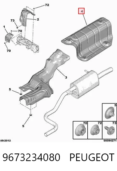  9673234080 Peugeot/Citroen