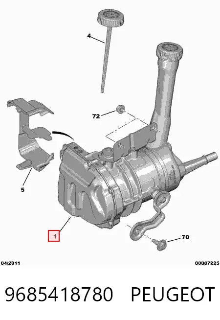 Насос ГУР 9685418780 Peugeot/Citroen