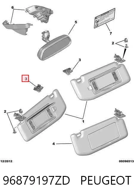  96879197ZD Peugeot/Citroen