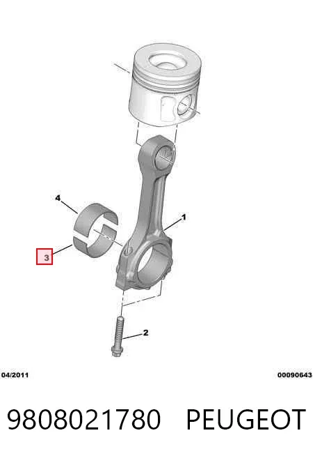  9808021780 Peugeot/Citroen