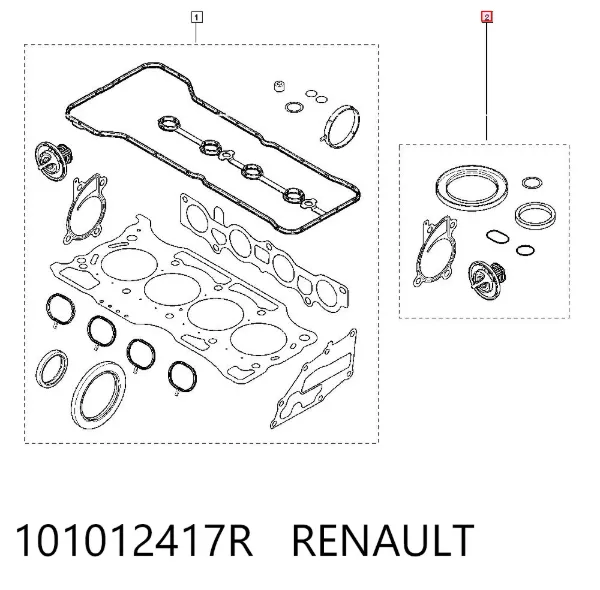 Комплект прокладок 101012417R Renault (RVI)