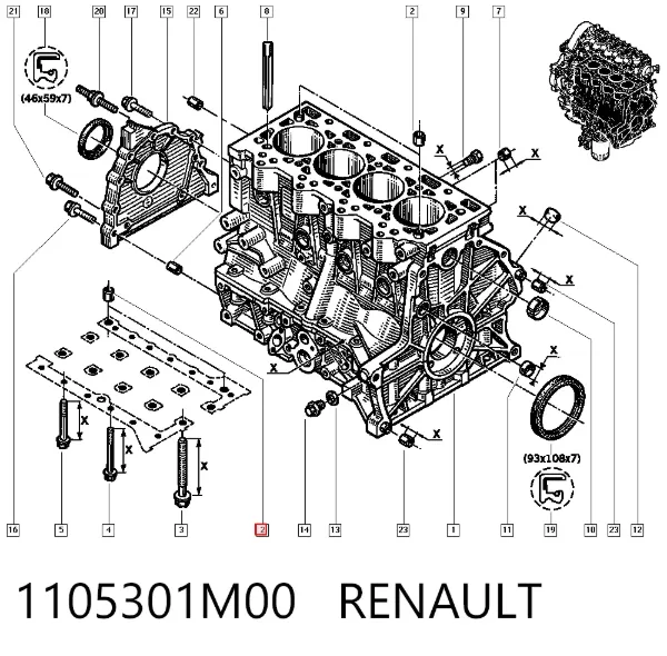 1105301M00 Renault (RVI)