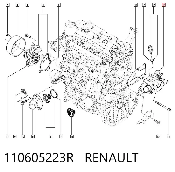  110605223R Renault (RVI)