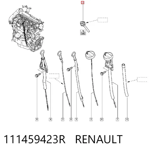 Датчик рівня масла 111459423R Renault (RVI)
