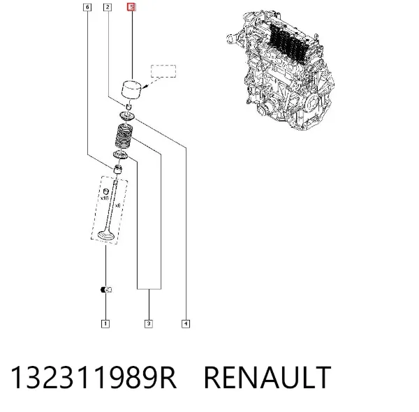 Гідрокомпенсатор 132311989R Renault (RVI)