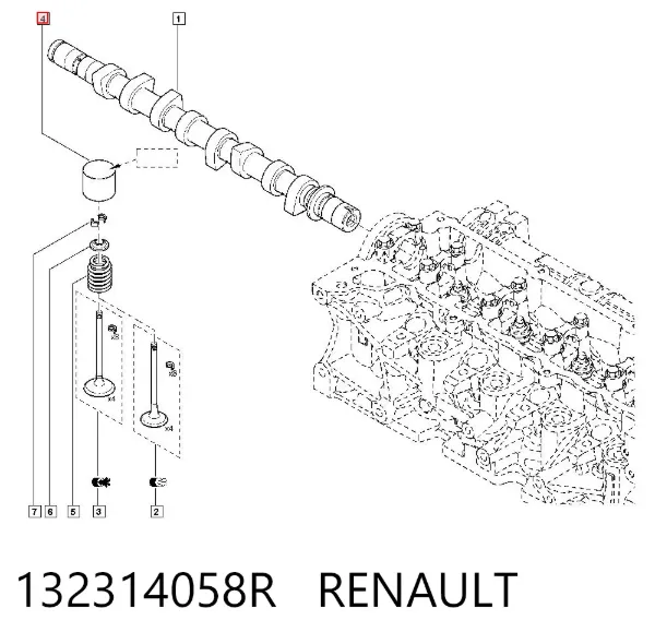 Гідрокомпенсатор 132314058R Renault (RVI)