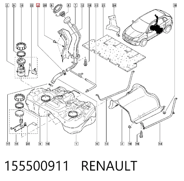  155500911 Renault (RVI)