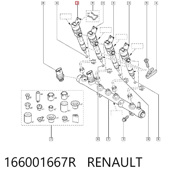  166001667R Renault (RVI)