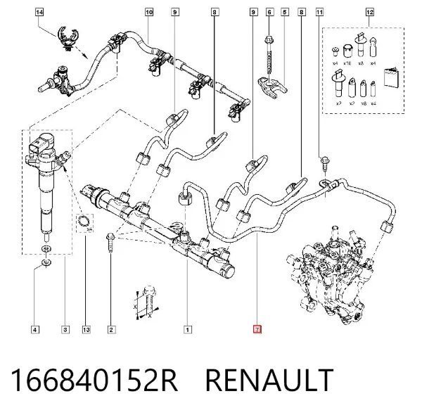  166840152R Renault (RVI)