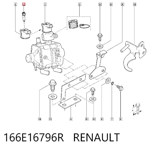  166E16796R Renault (RVI)