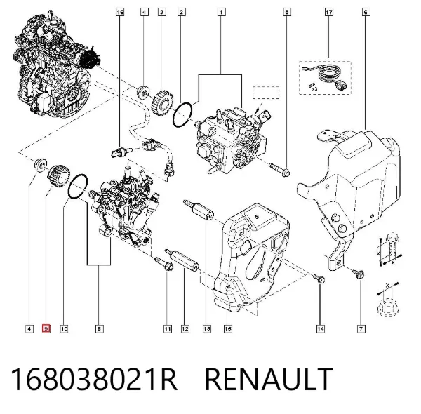  168038021R Renault (RVI)