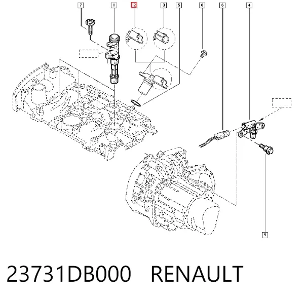 Датчик распредвалу 23731DB000 Renault (RVI)