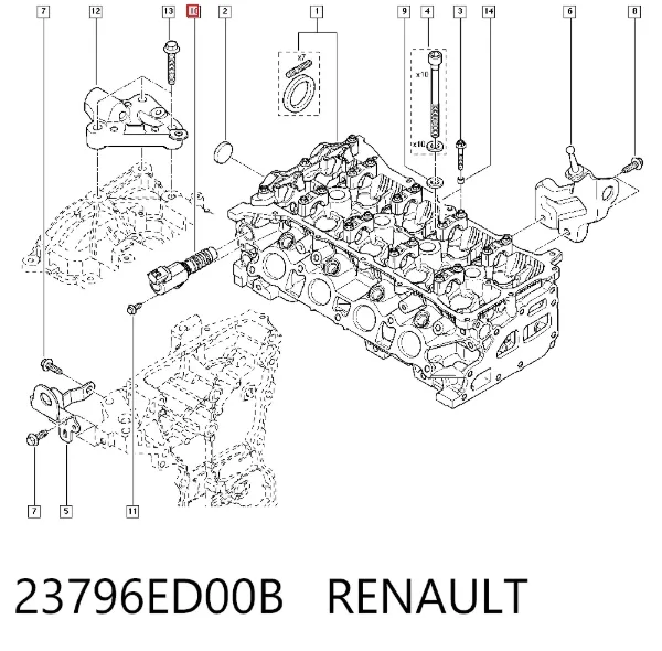 Клапан фазорегулятора 23796ED00B Renault (RVI)
