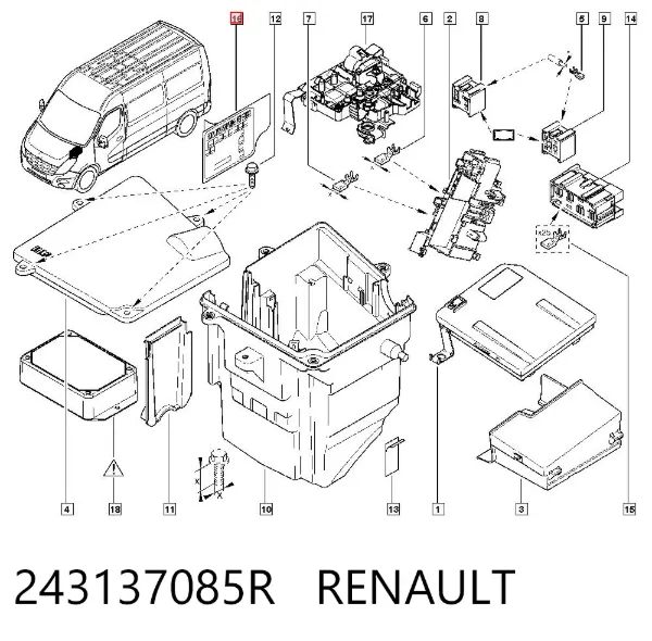  243137085R Renault (RVI)