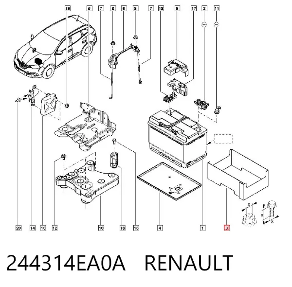  244314EA0A Renault (RVI)
