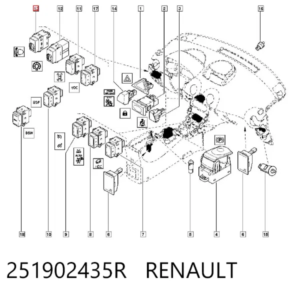  251902435R Renault (RVI)