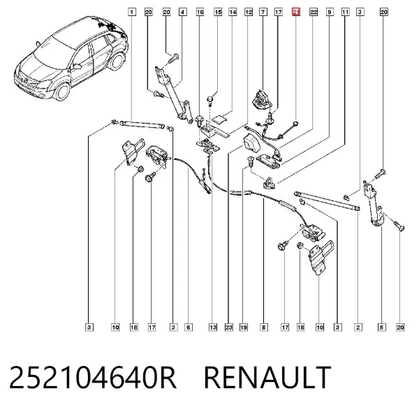  252104640R Renault (RVI)