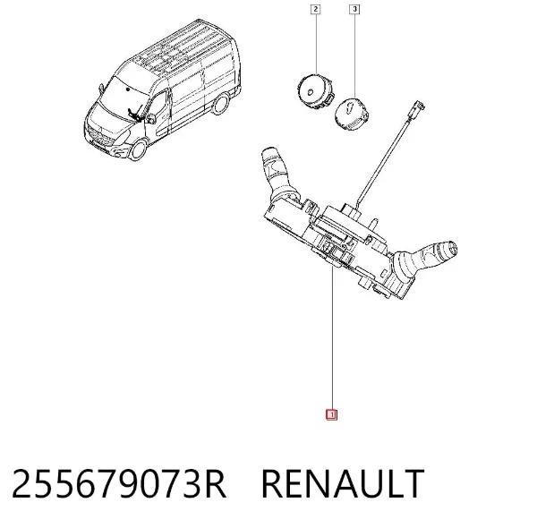 Підрульовий перемикач 255679073R Renault (RVI)