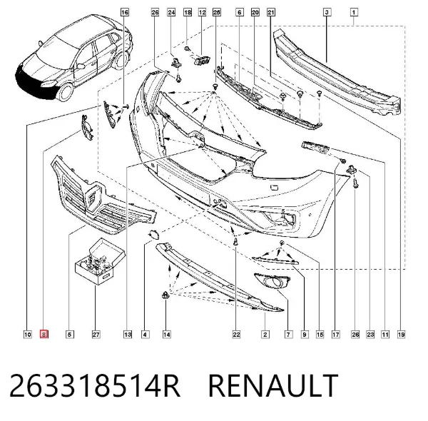  263318514R Renault (RVI)