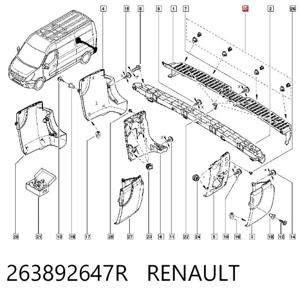  263892647R Renault (RVI)