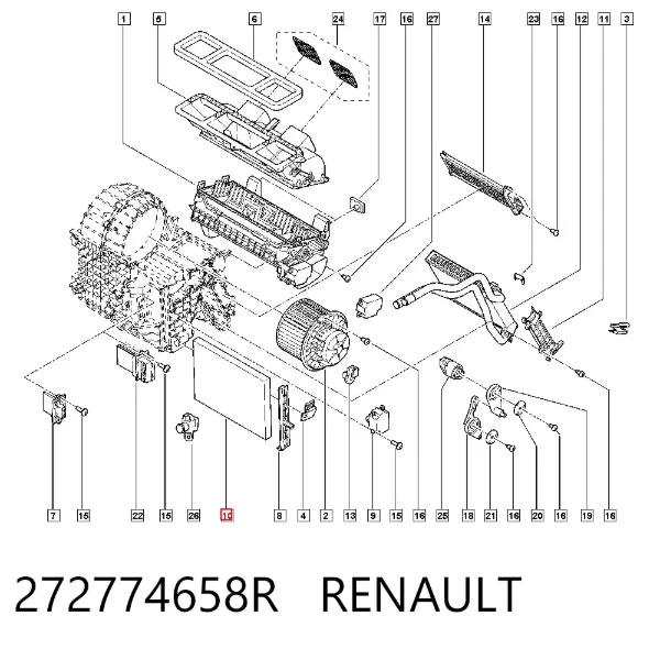 Фільтр салону 272774658R Renault (RVI)