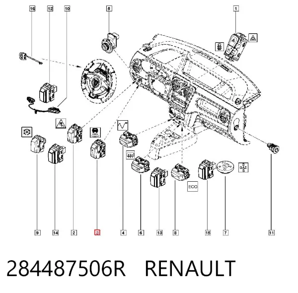  284487506R Renault (RVI)