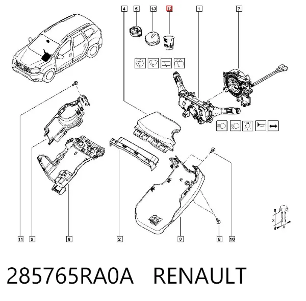  285765RA0A Renault (RVI)