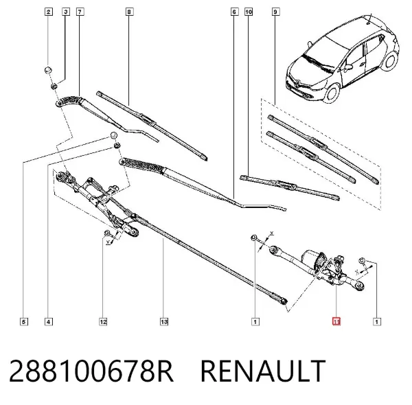  288100678R Renault (RVI)