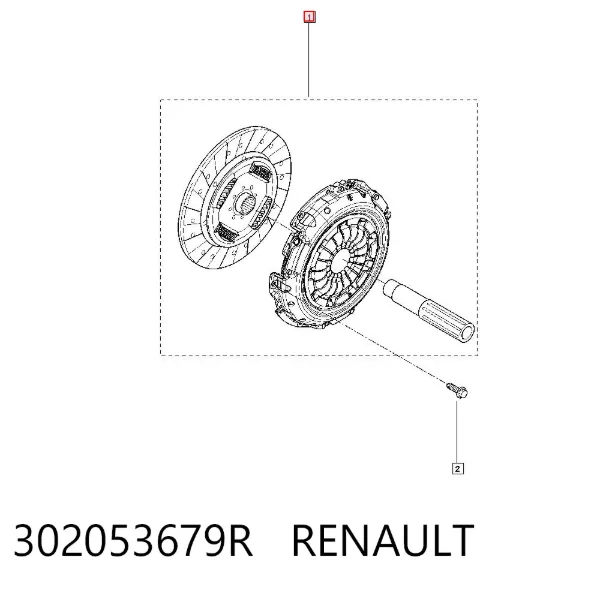 Зчеплення 302053679R Renault (RVI)