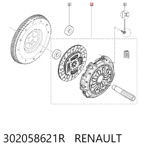 Зчеплення 302058621R Renault (RVI)