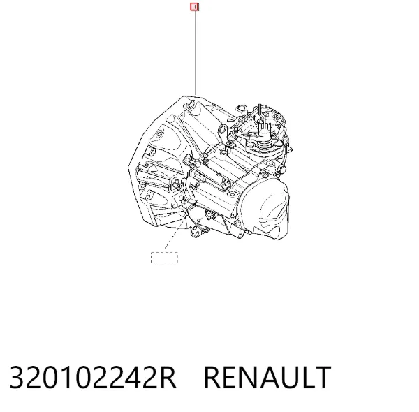 Коробка передач 320102242R Renault (RVI)