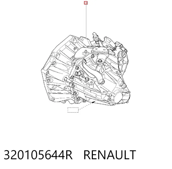 Коробка передач 320105644R Renault (RVI)