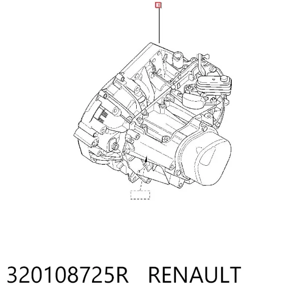 Коробка передач 320108725R Renault (RVI)