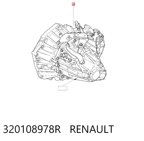 Коробка передач 320108978R Renault (RVI)