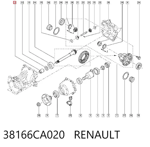  38166CA020 Renault (RVI)