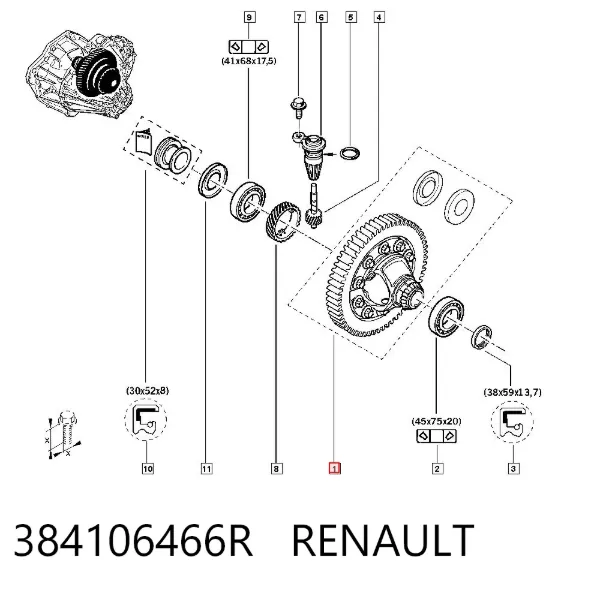  384106466R Renault (RVI)