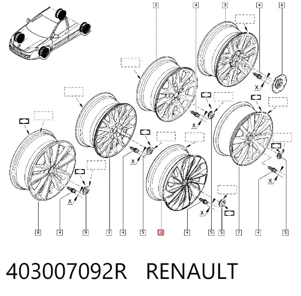  403007092R Renault (RVI)