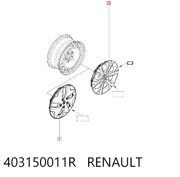 Ковпаки 403150011R Renault (RVI)