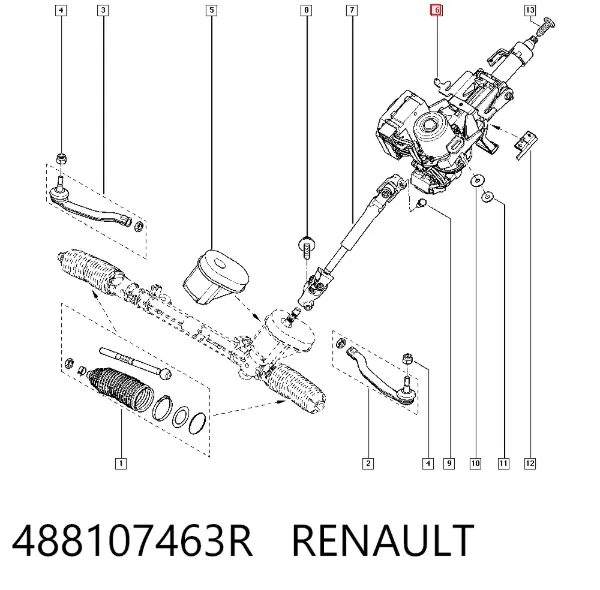 Рульова колонка 488107463R Renault (RVI)