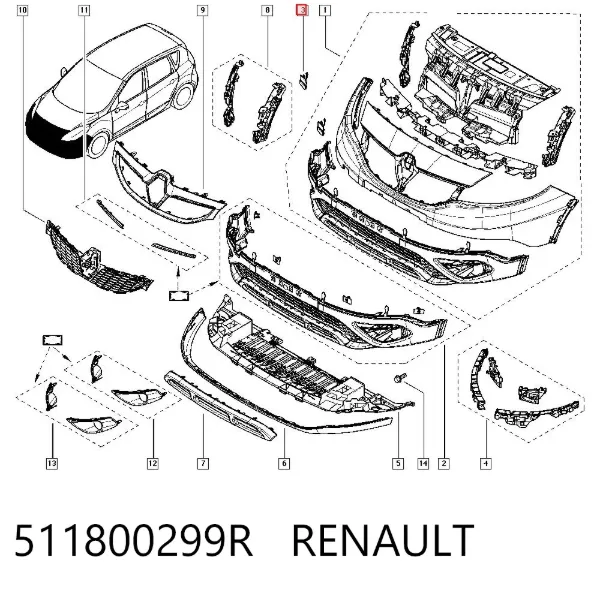  511800299R Renault (RVI)